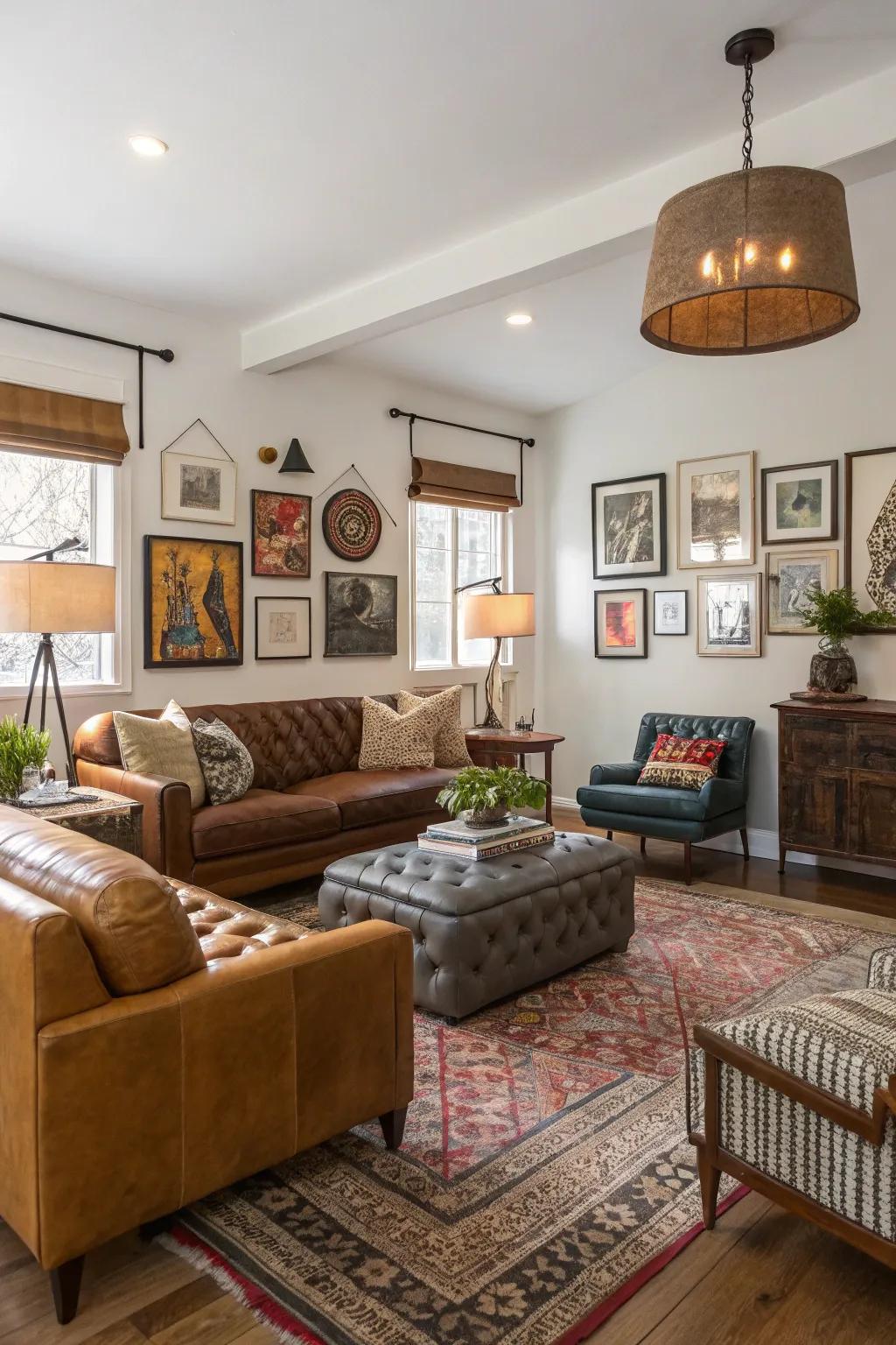 Unique furniture adds character and allure.