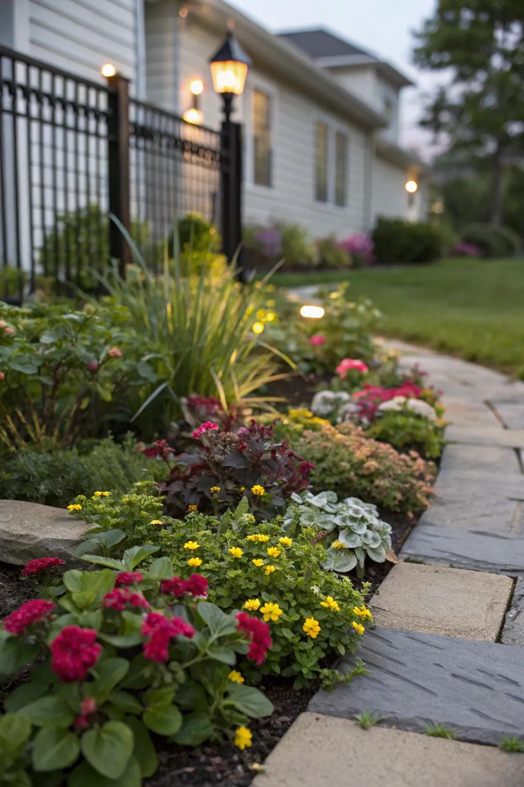 Ground huggers stop weeds naturally and look lush.