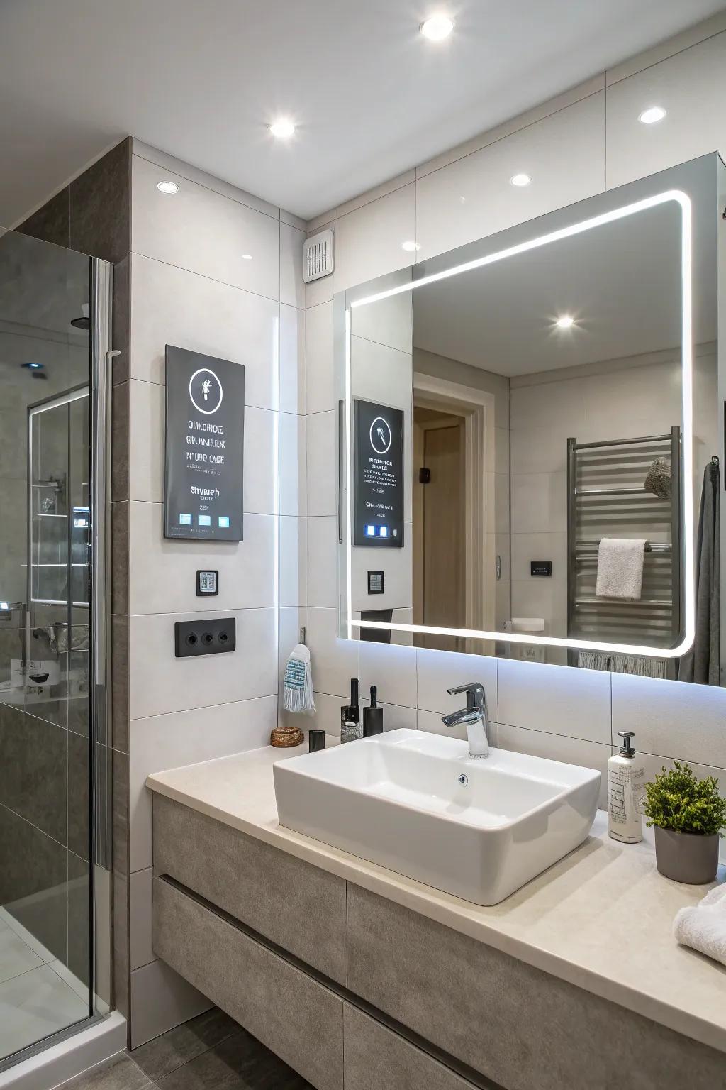 Smart technology adds convenience and luxury.