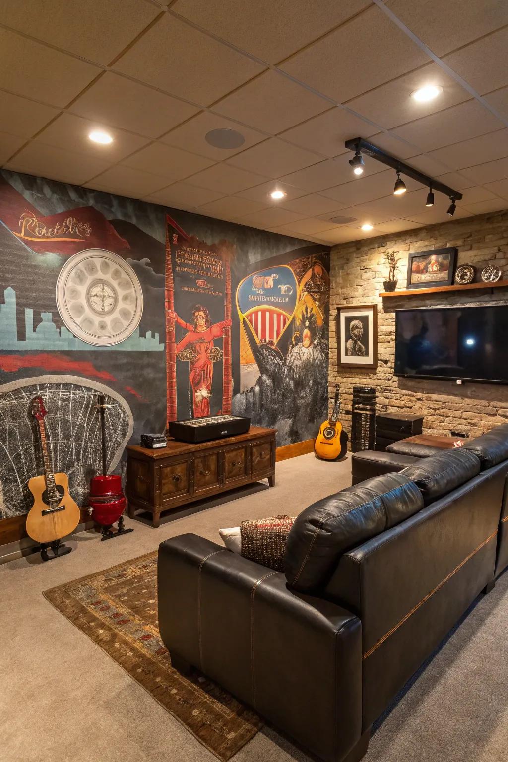 Incorporate a distinctive visual element using custom-made designs in your retreat.