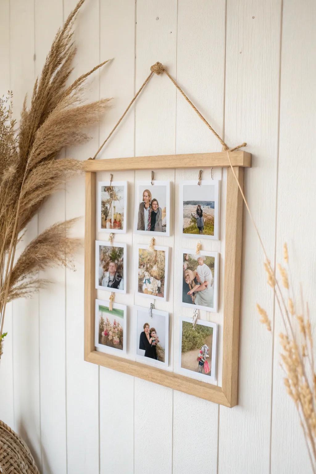 Celebrate cherished moments with a beautifully minimalist holiday collage.