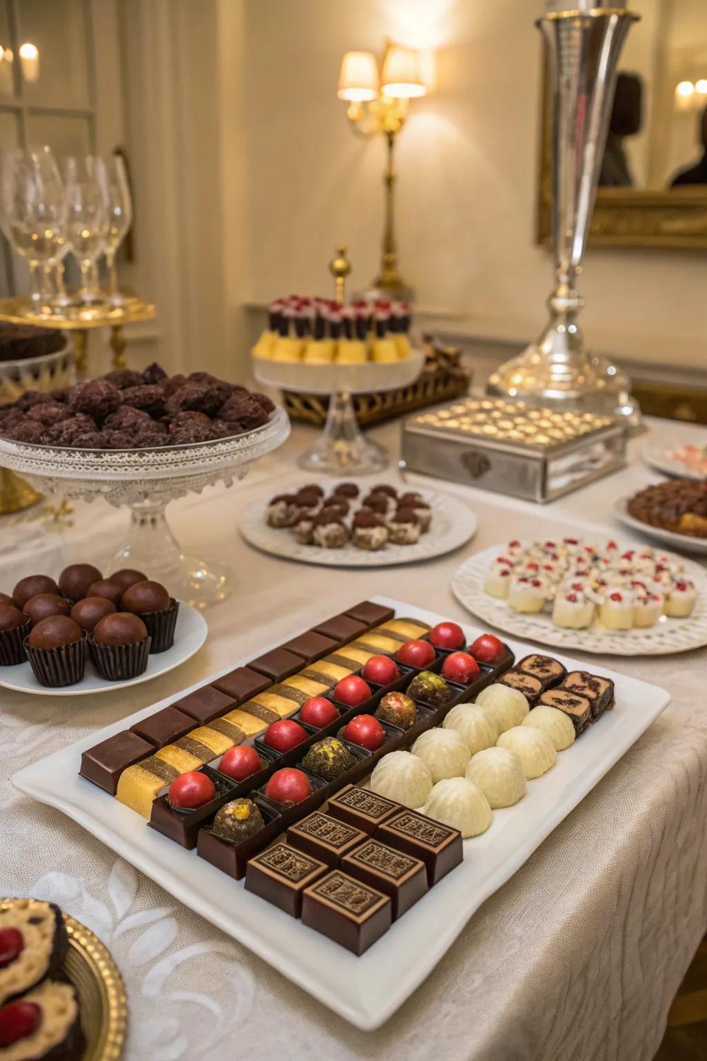 A handcrafted chocolate tasting offers an opulent and profound experience.