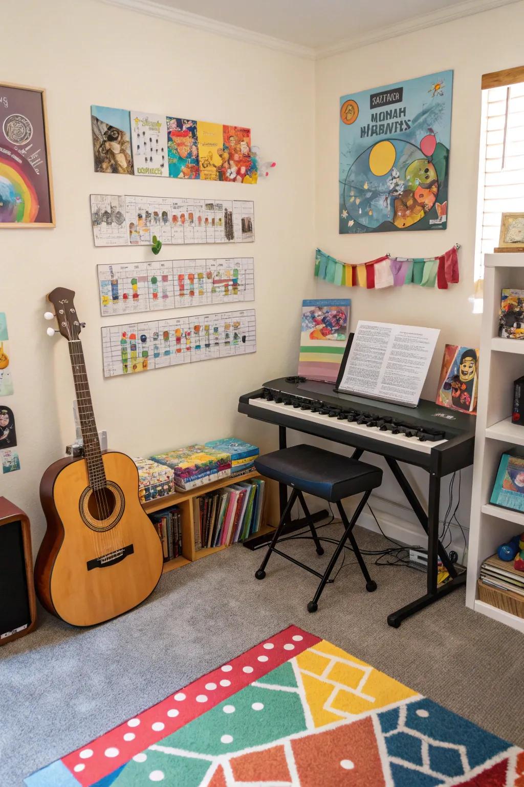 A music edge bringing harmonious feelings to the amusement zone.
