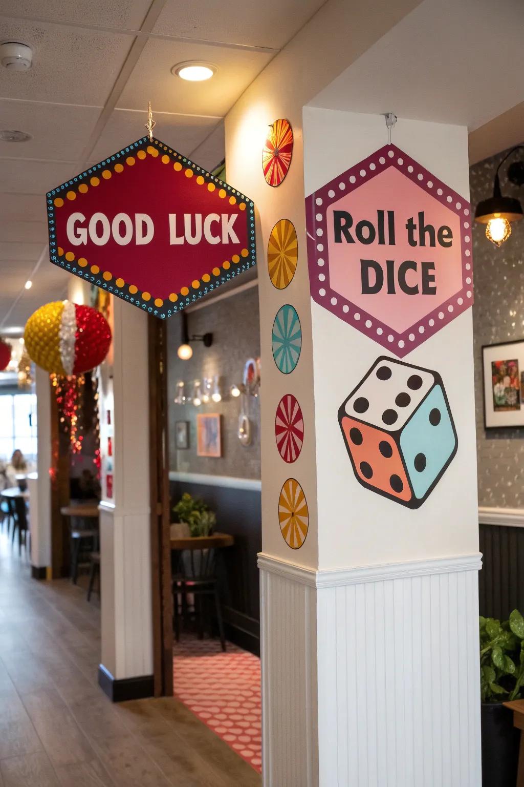 Lead your attendees with elegant and thematic signage.
