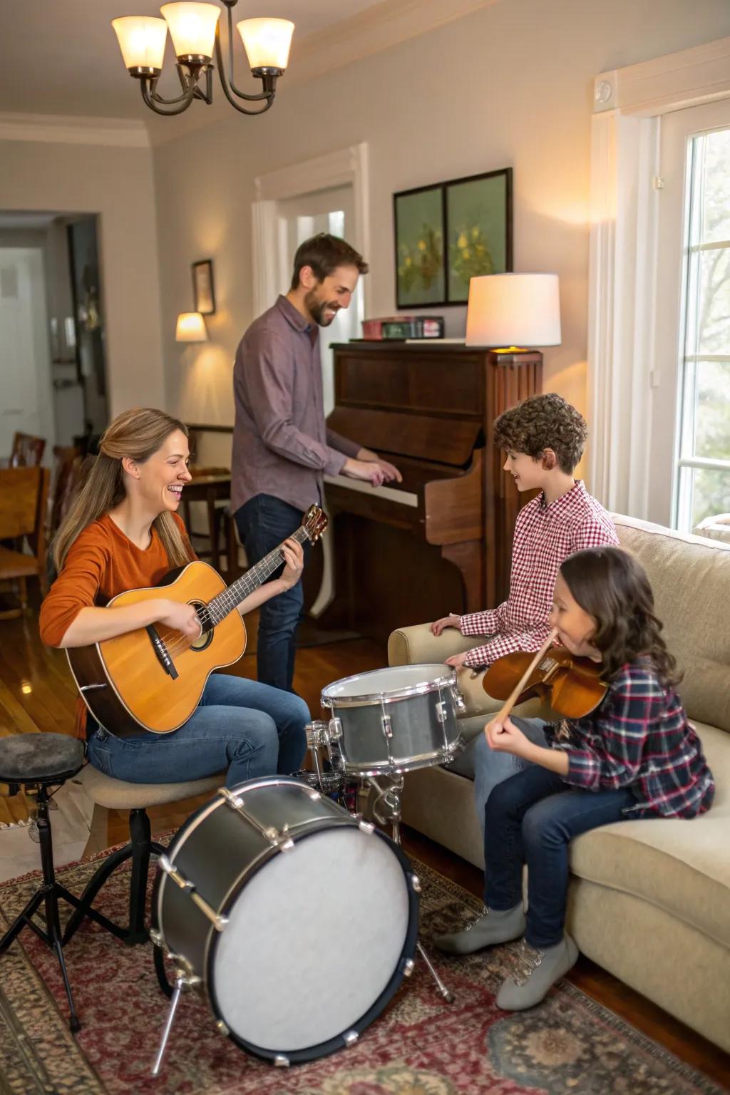 Immortalize the harmony and glee of sound using creation props.