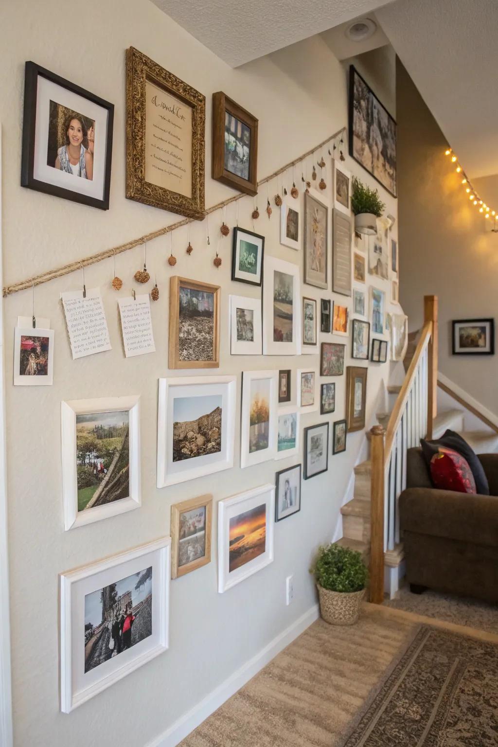 A creative exhibit of treasured memories.