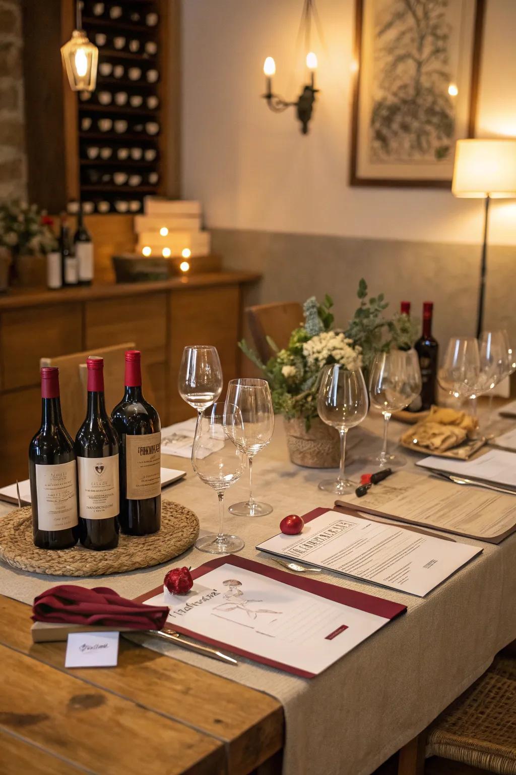 A refined wine-tasting event for celebrating retirement.