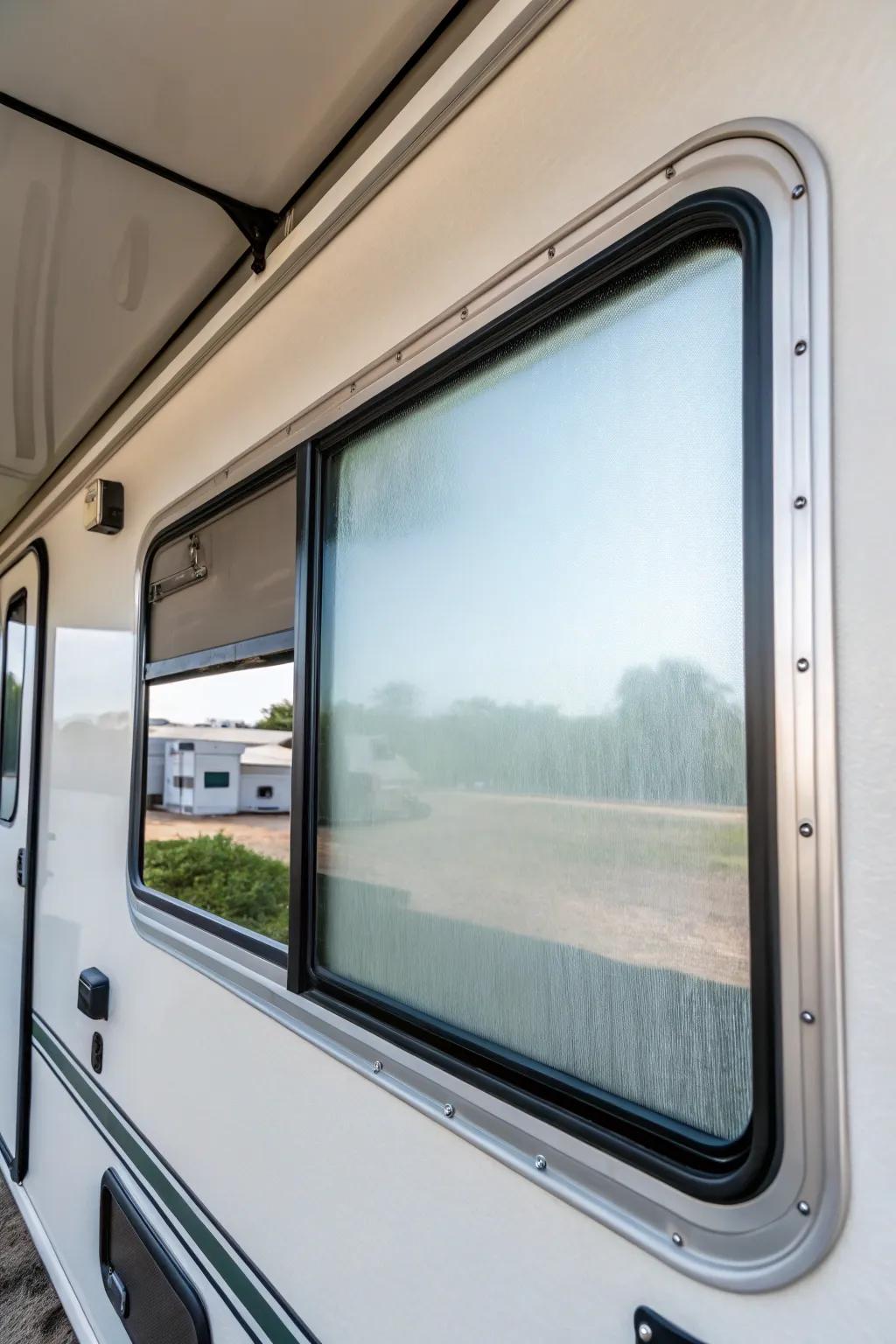 Etched film delivers privacy while preserving natural light.