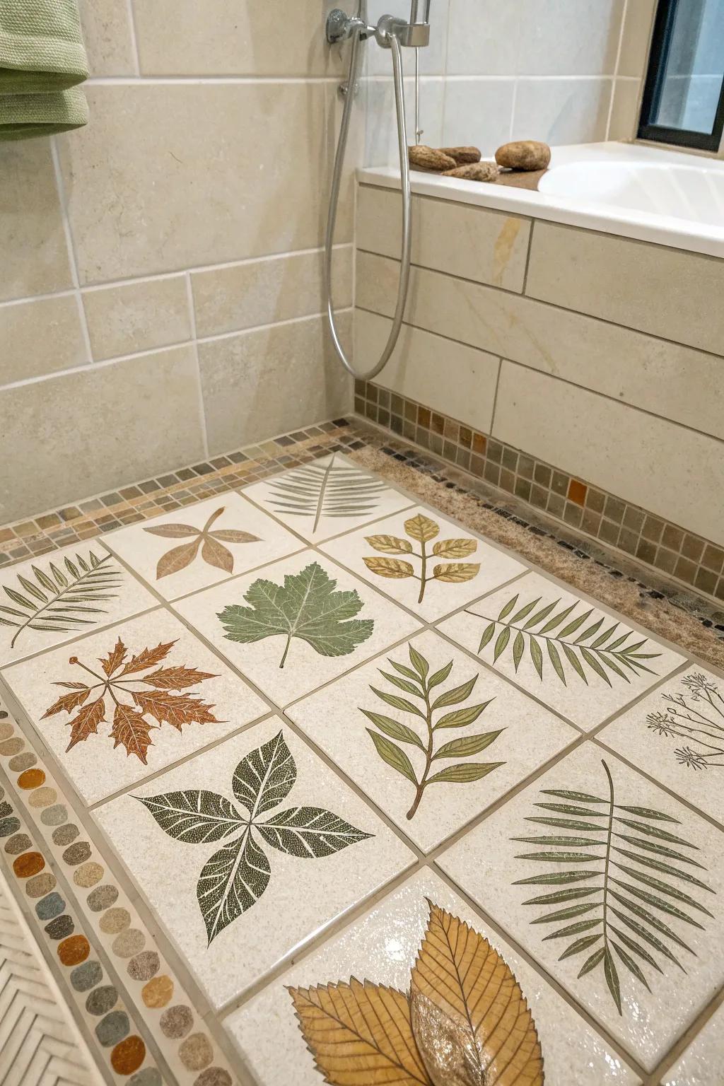 Nature based designs encourage a deeper link with nature in your shower.