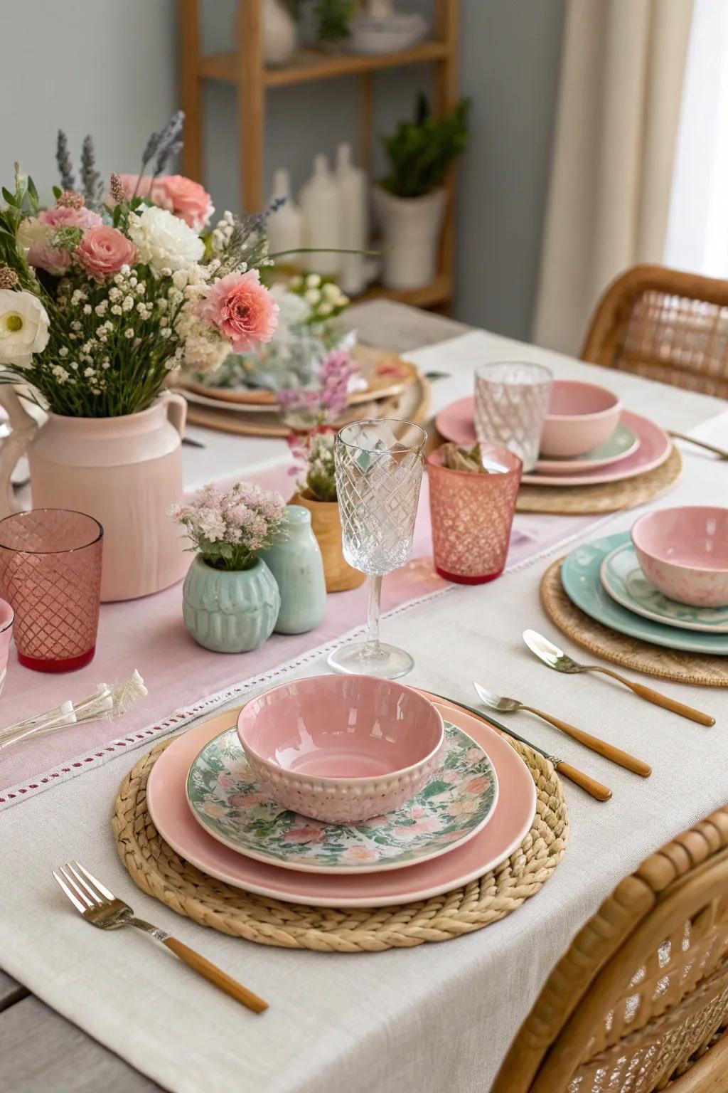 A cohesive decorative theme visually unifies, creating a sophisticated look.