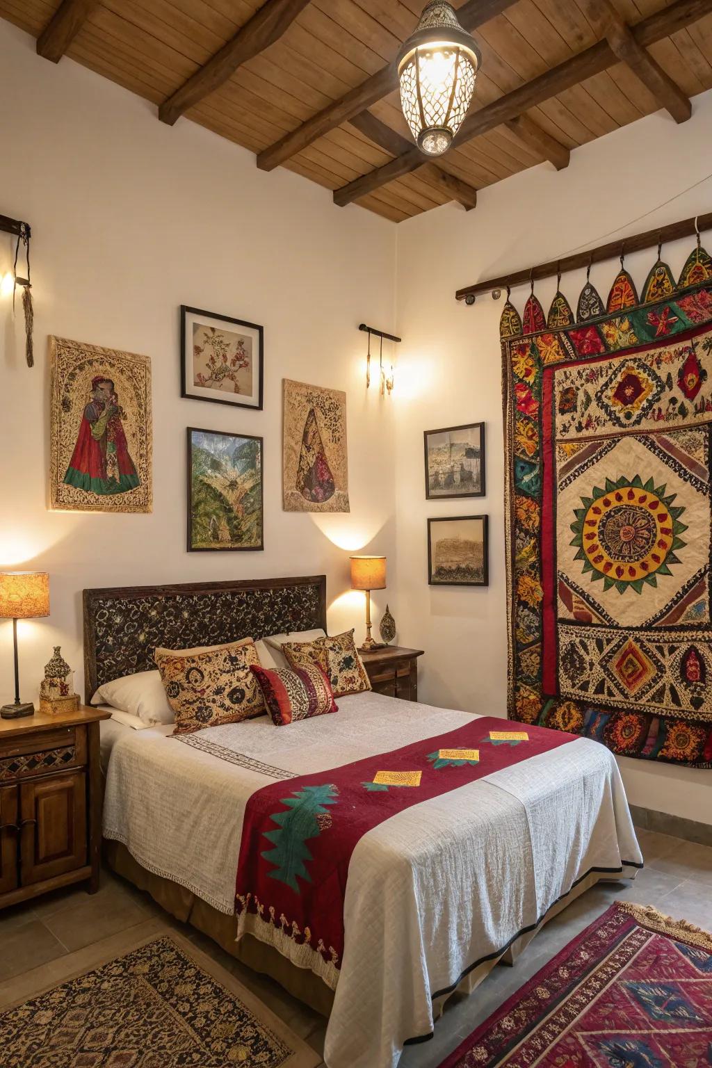 Ethnic elements which add personal and meaningful touches.