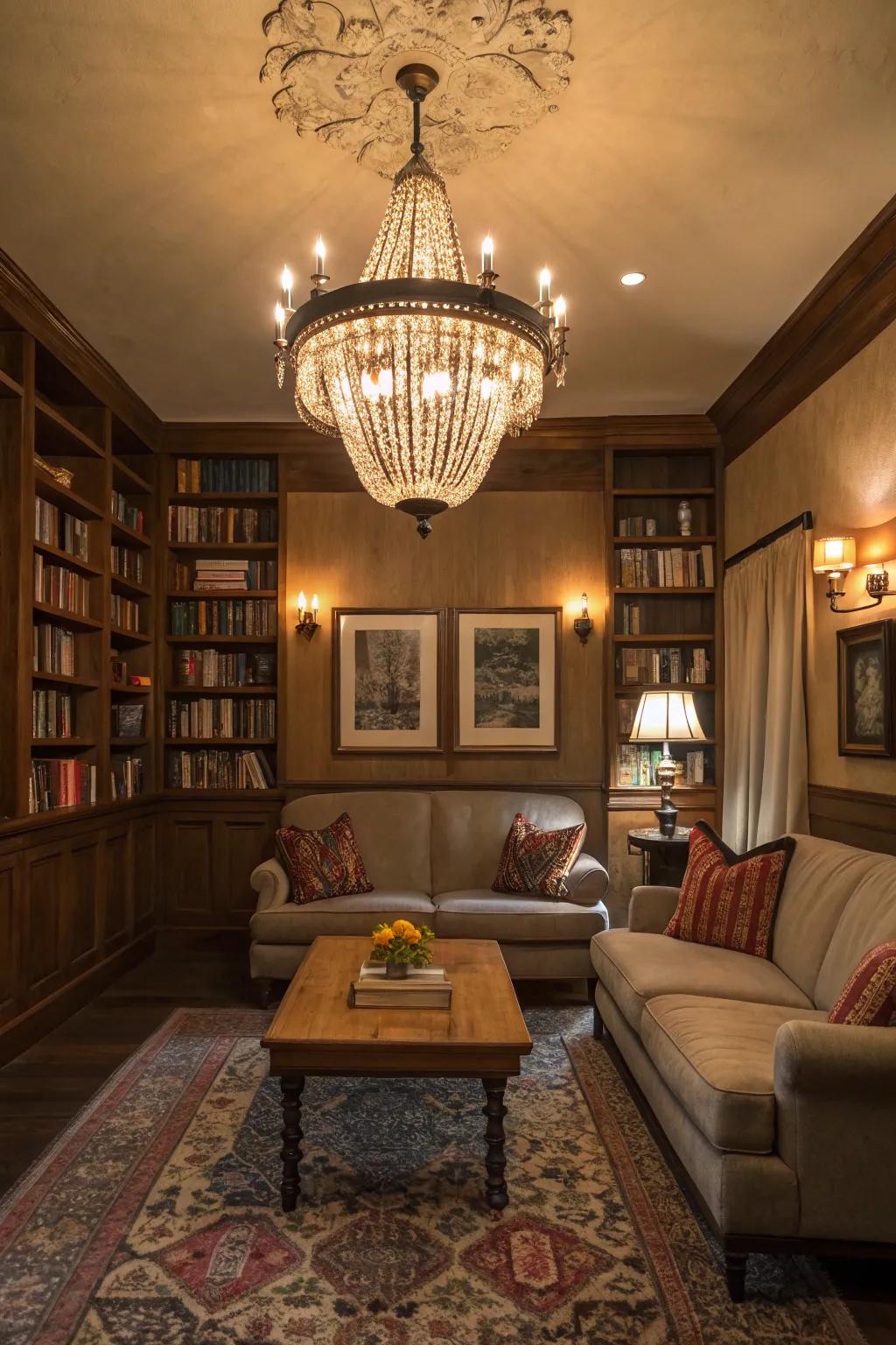 A striking light component infuses drama and focus.