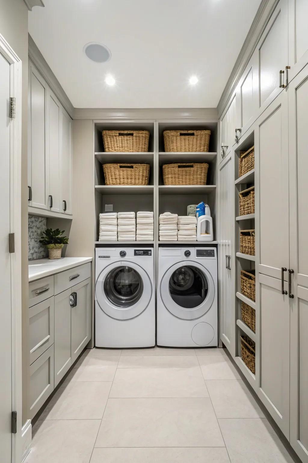 Symmetrical design brings balance and harmony to your space.