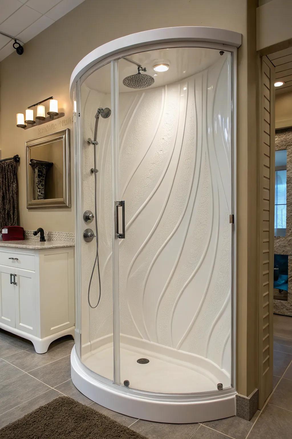 Curved designs add an element of sophistication and flow.