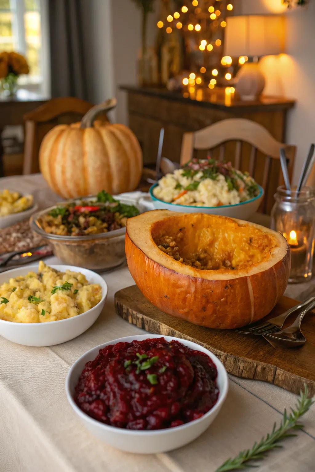 Novel presentation dishes add a delightful surprise to the table.