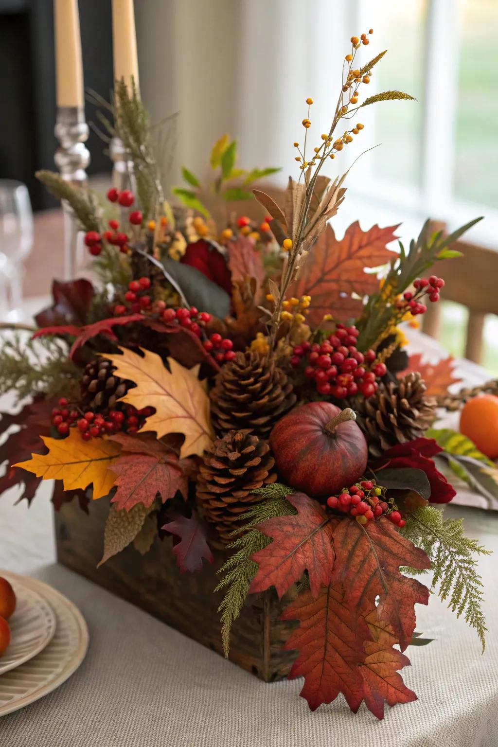 Blend disparate leaves to engender intrigue and profundity.