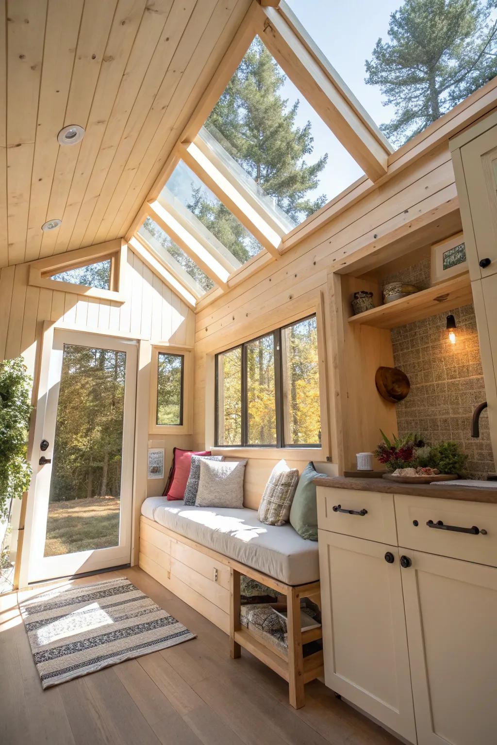 Brighten your area with natural rays.