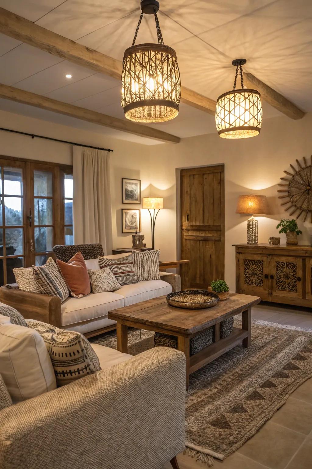 Striking illumination accentuates the zone's aesthetic allure.
