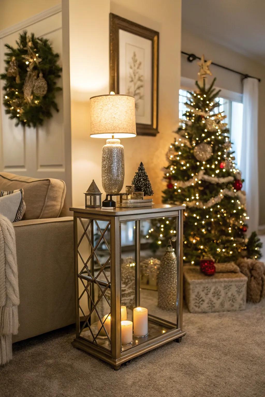 Mirrored facets amplify light and infuse sophistication into your design.