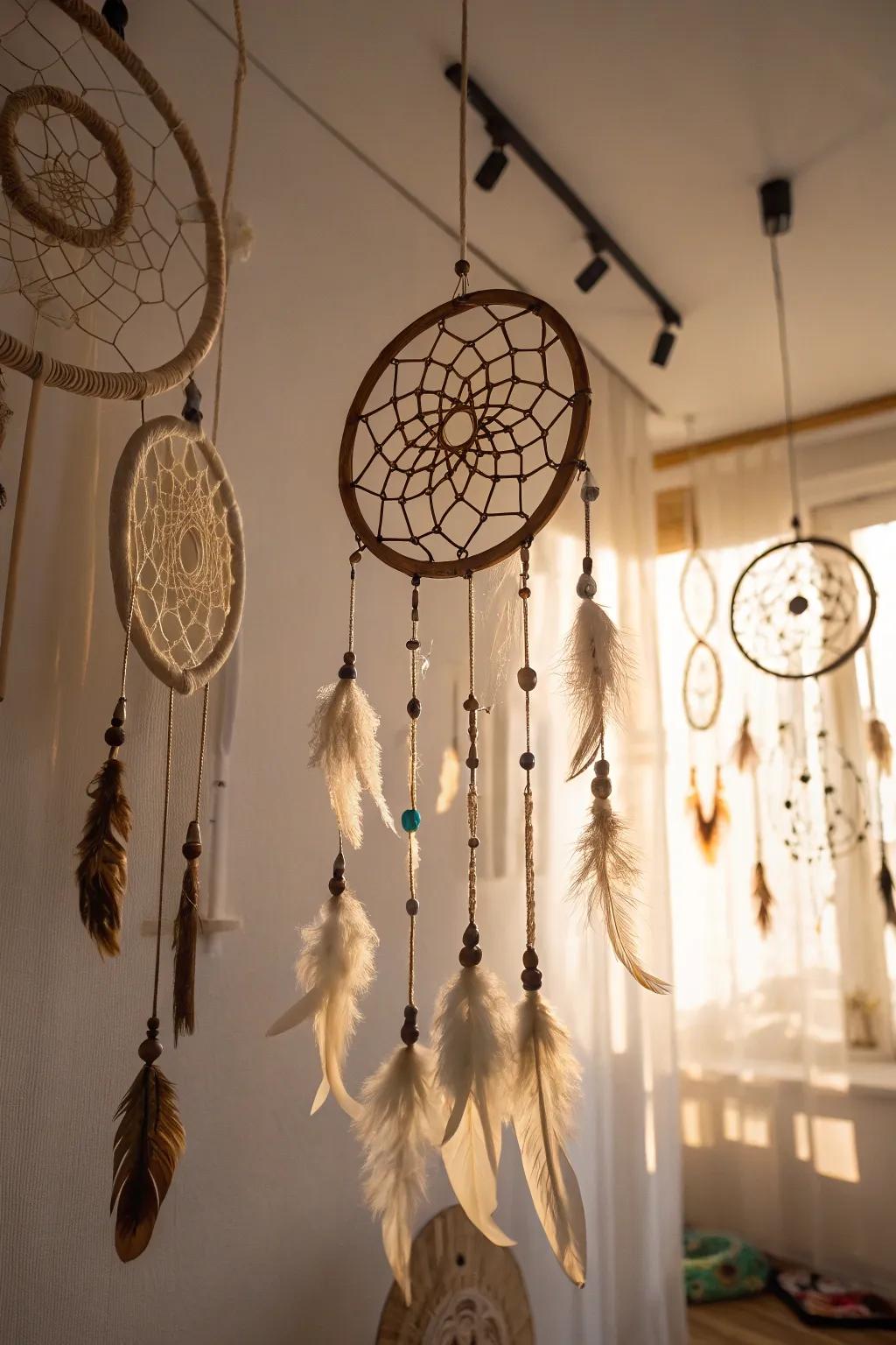 Reverie traps and mobiles append motion and whimsy to your zone.