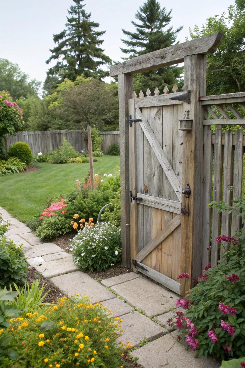 Dog ear designs offer timeless privacy.