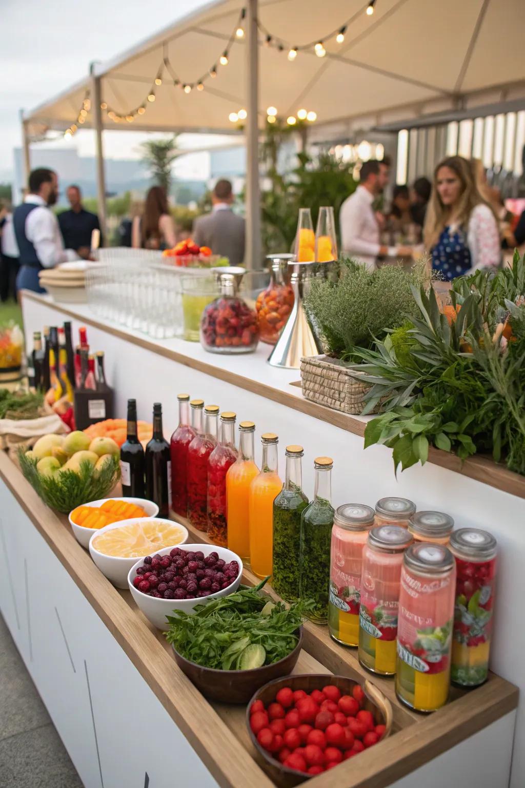 Keep your guests entertained with inventive engaging stations.