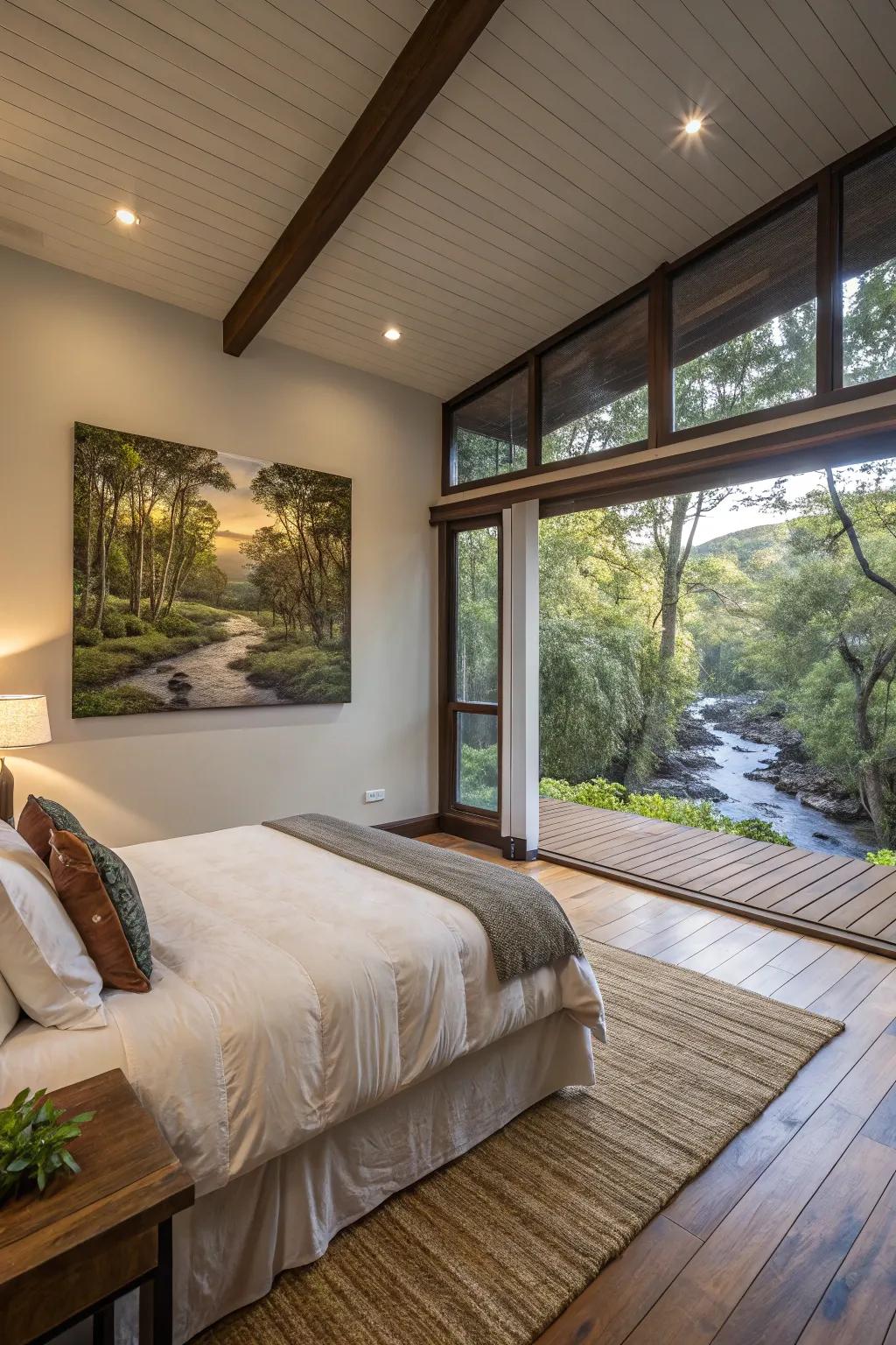 Organic shapes building a calming inherent movement in art.