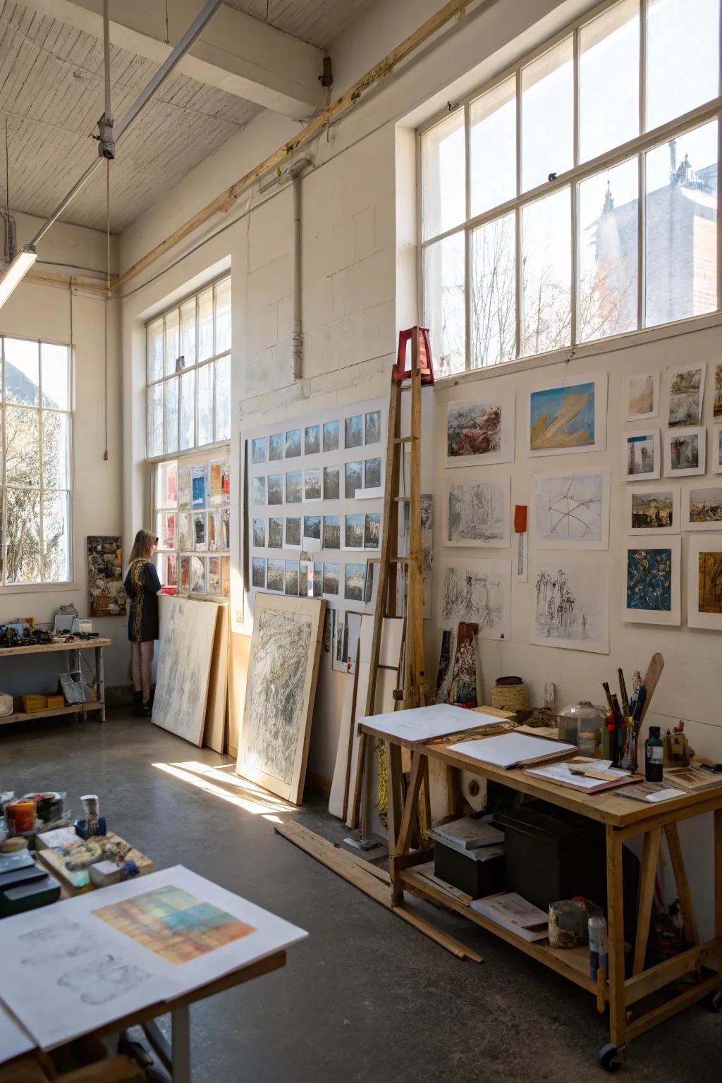 An exhibit of your evolving artwork.