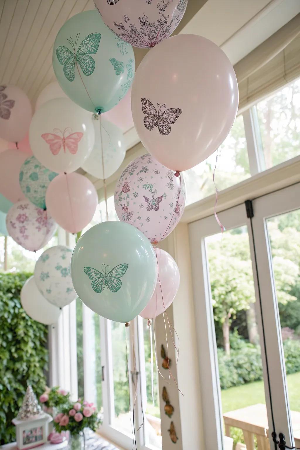 Winged balloons imbue imagination and appeal into any festivity.