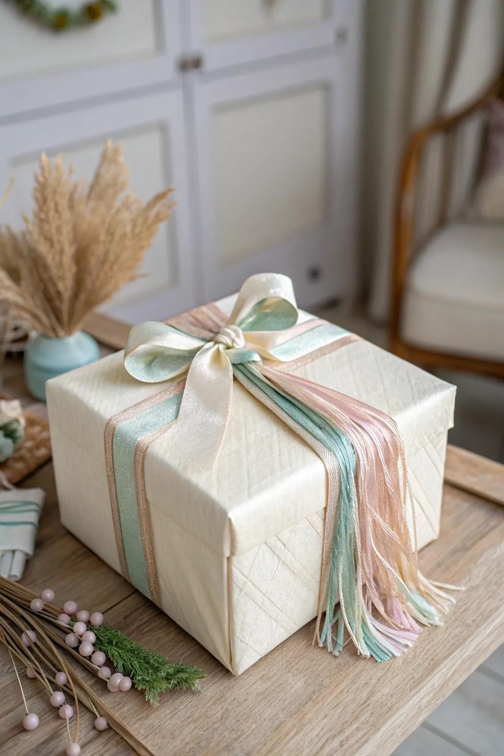 Elevate your baby shower present with themed band that complements the nursery's color palette, seamlessly blending Scandinavian minimalism and Boho charm.