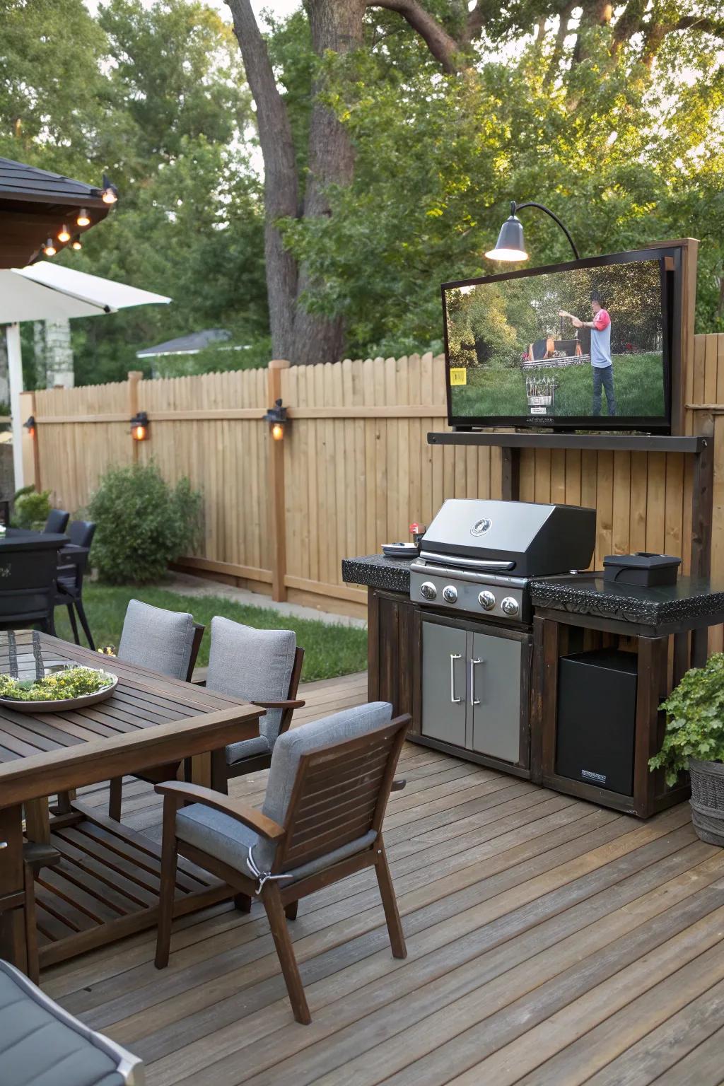 An amusement spot takes your BBQ experience to a new level.