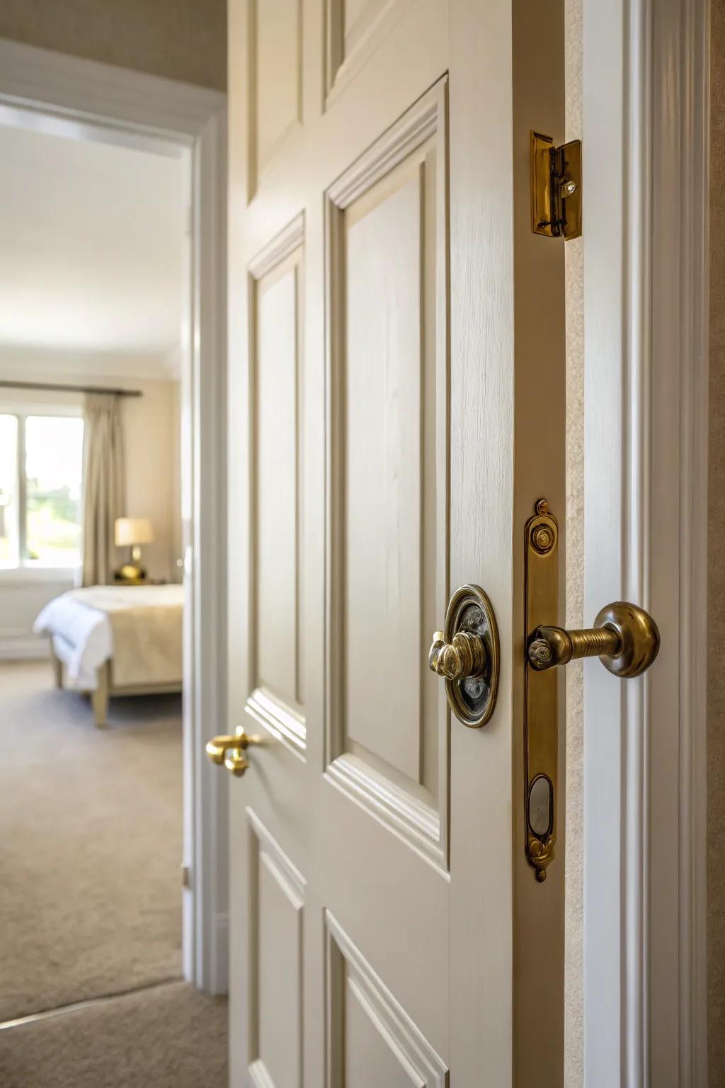 Vintage door strikers add enduring character and charm.