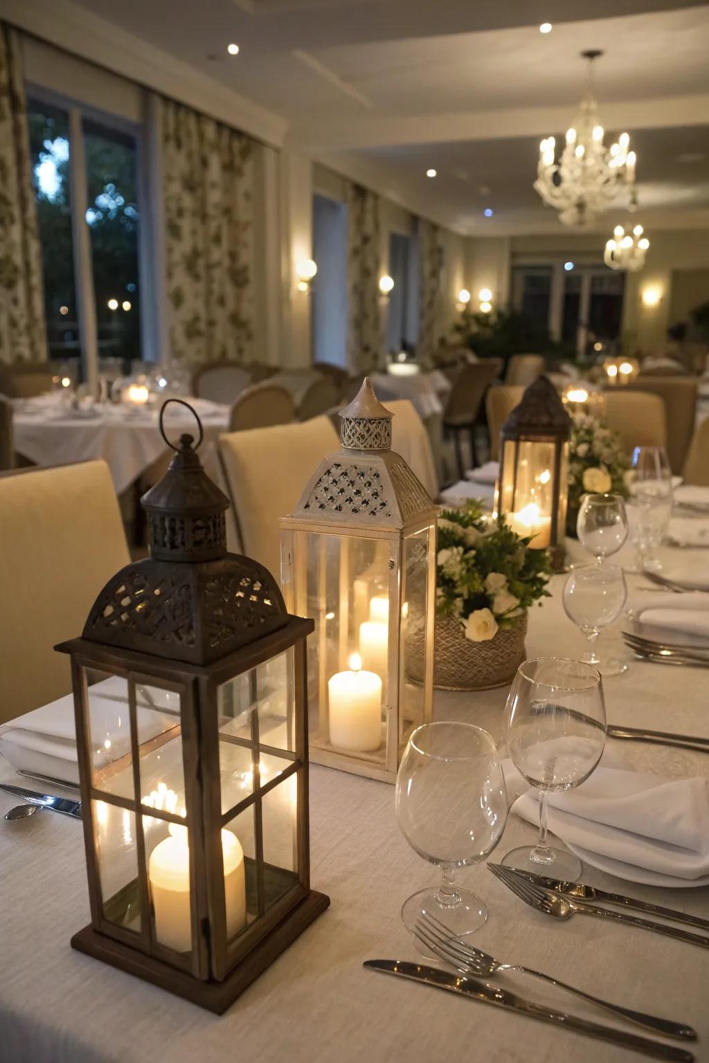 Luminaries create a warm and inviting glow for any celebration.