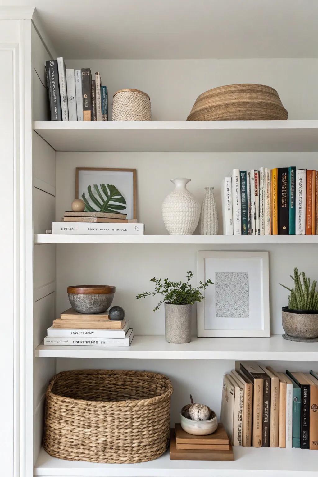 Simplicity allows each item to shine individually.