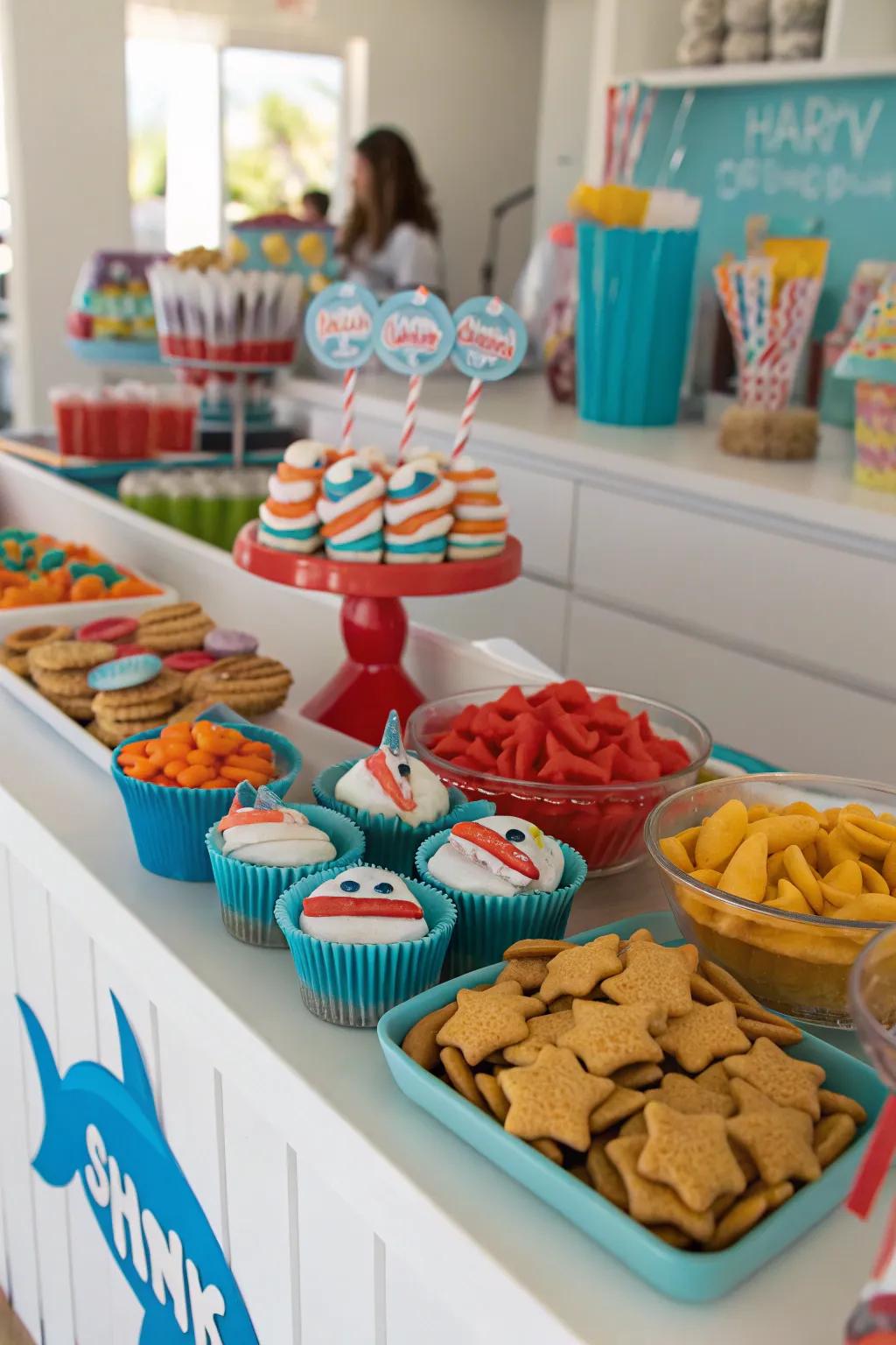 A snack corner that's as pleasing to see as it is to savor.