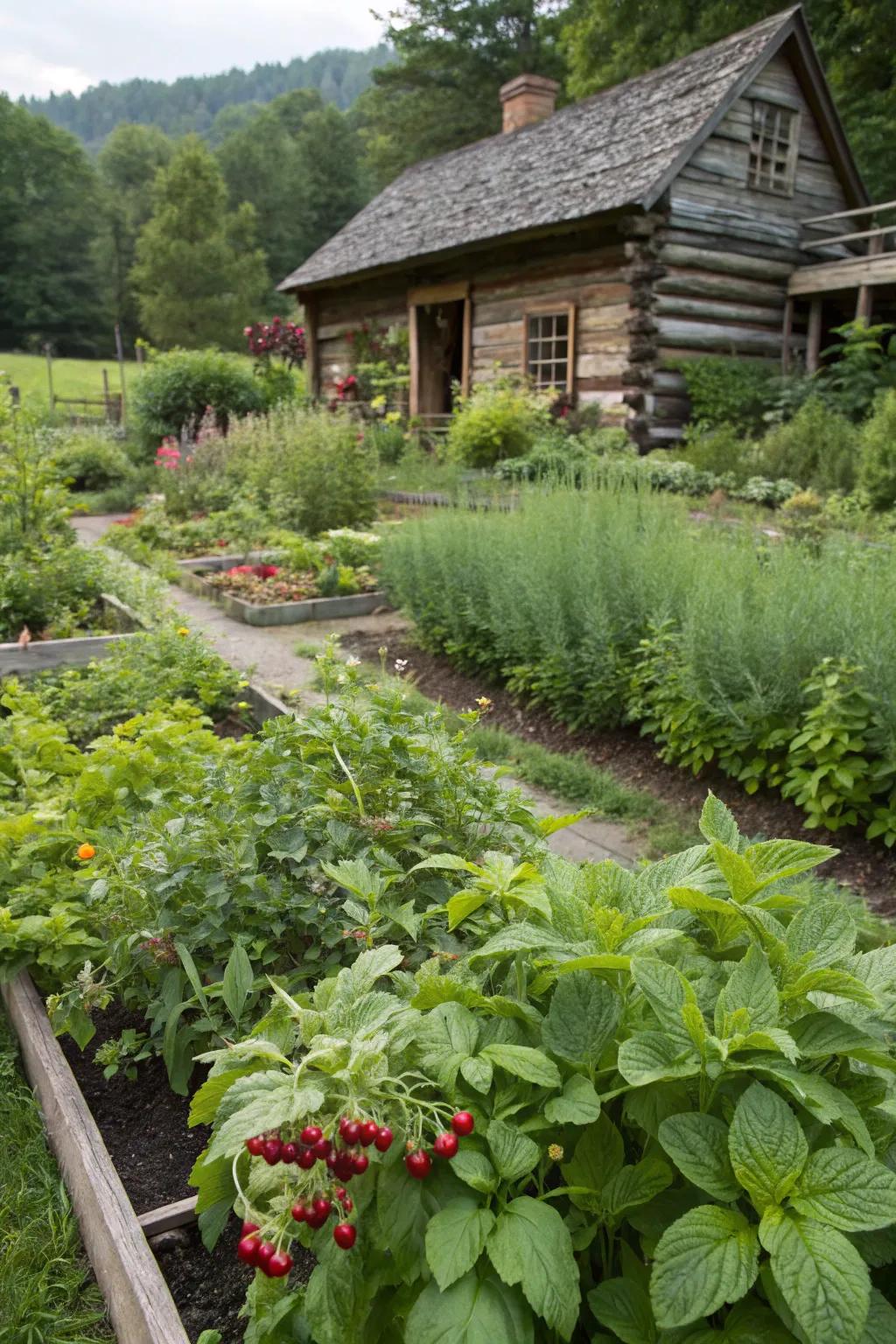 Edible flora contribute beauty and function to your garden.