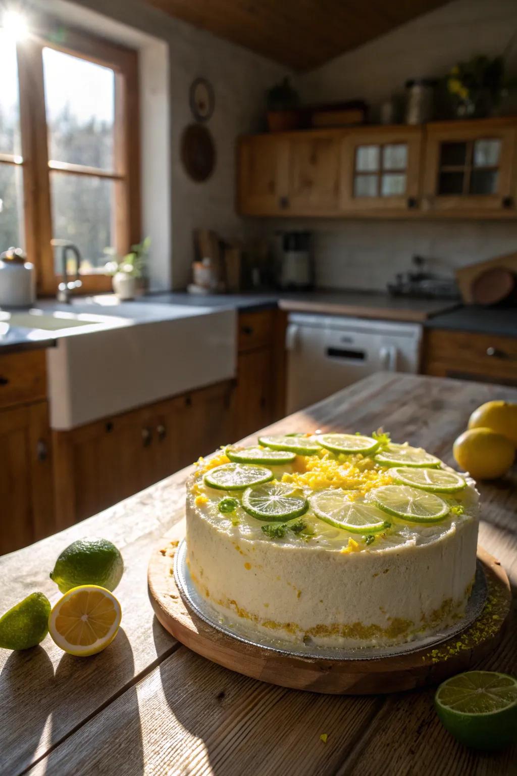 A citrus zing cake that’s full of zest and flavor.