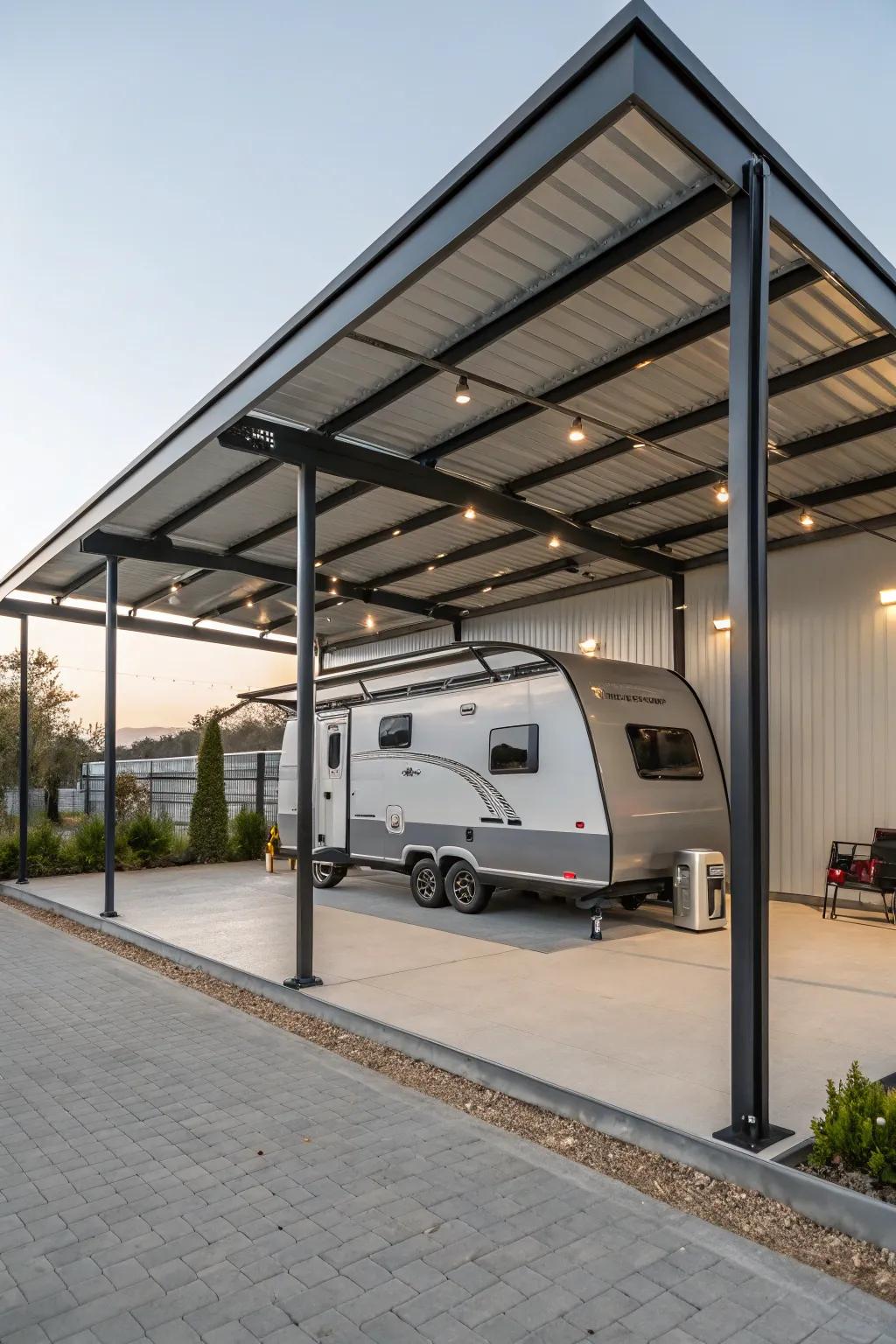 Industrial trendy brings a modern edge to shelter design.