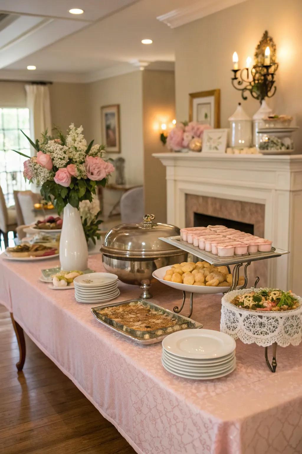 A matching color scheme pulls the design together.