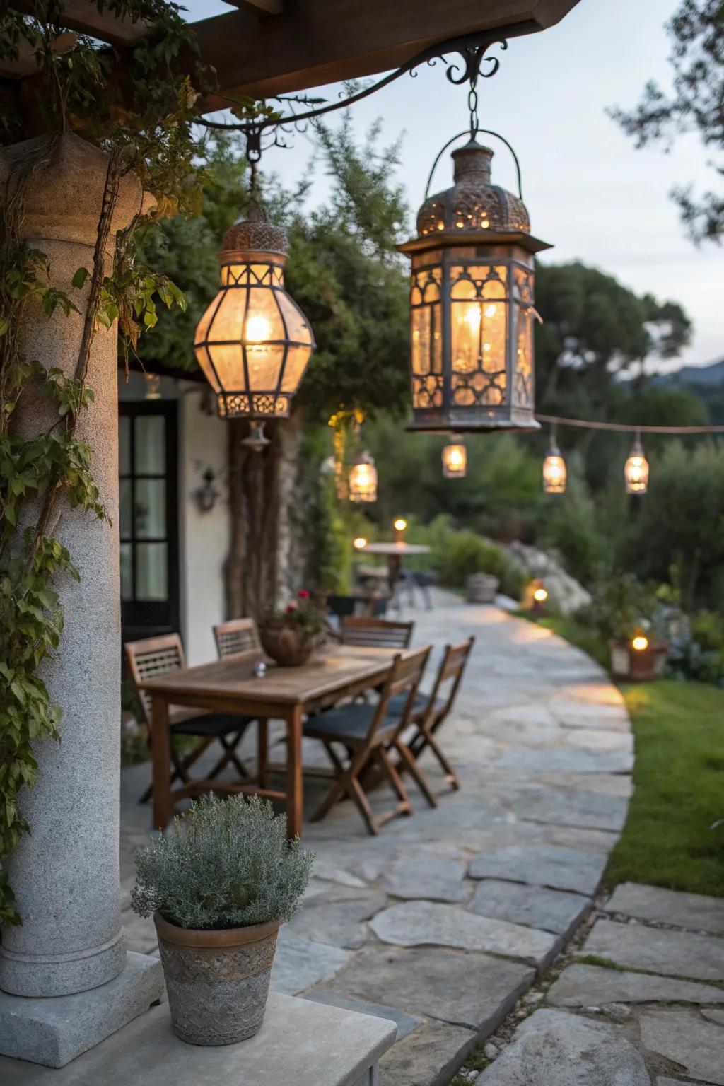 Illumination can create a warm and inviting atmosphere.