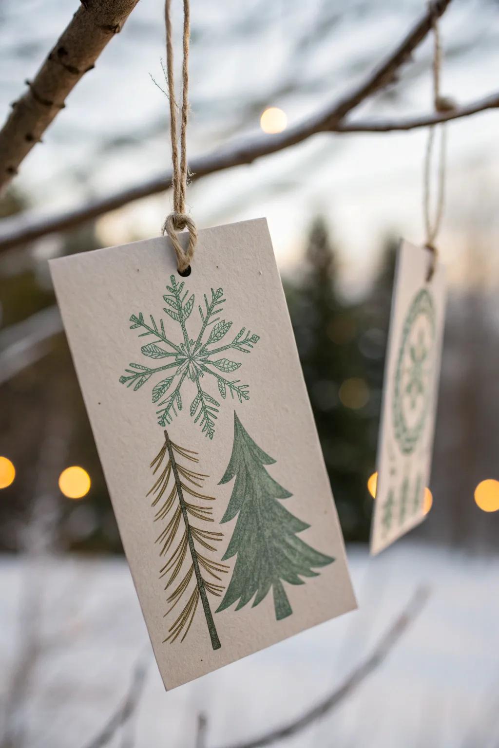 Twirl into the holiday spirit using this charming spinner greeting, where simplicity meets festive fun.