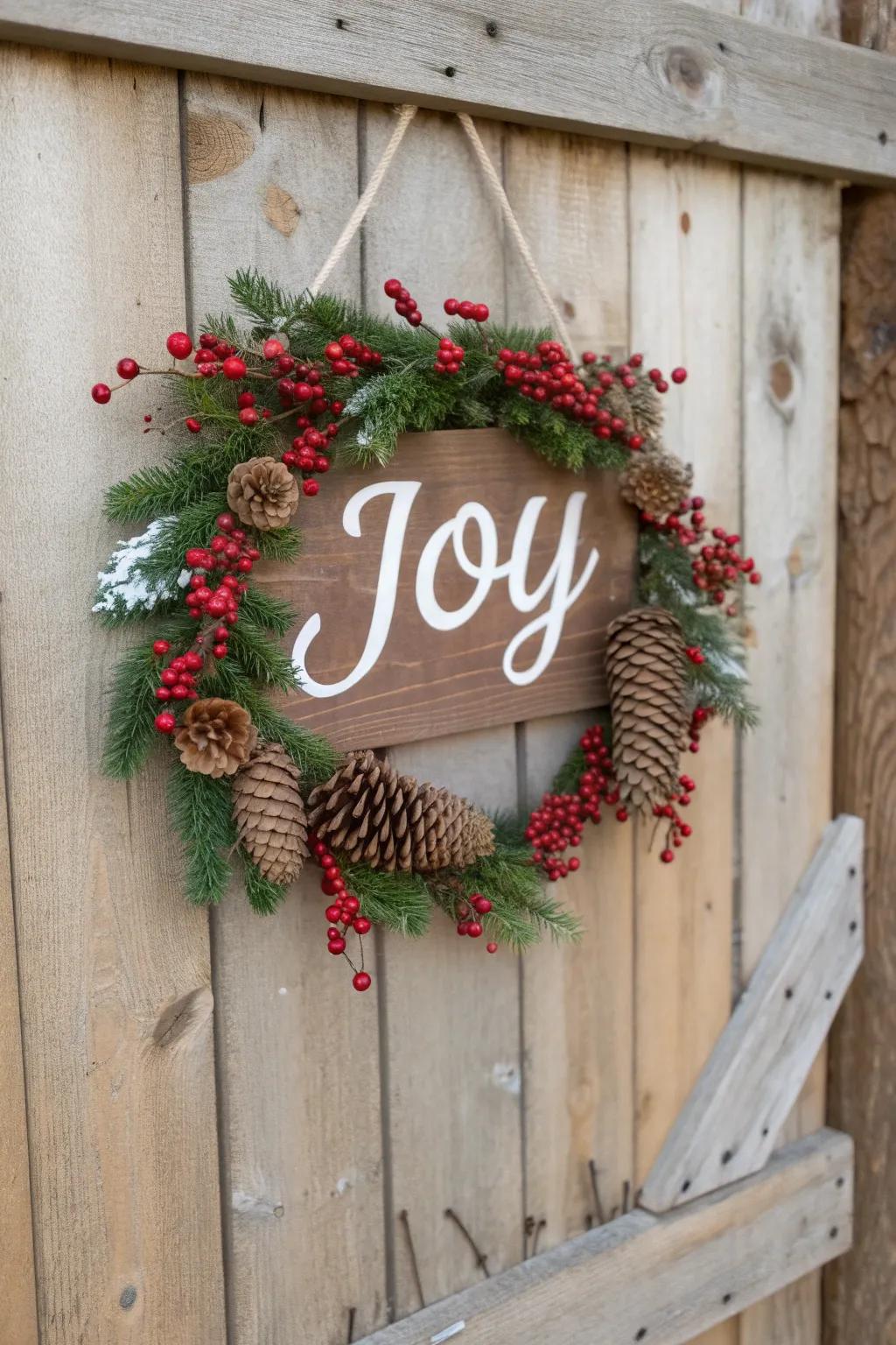 Embrace nature with a woodland-themed festive marker.