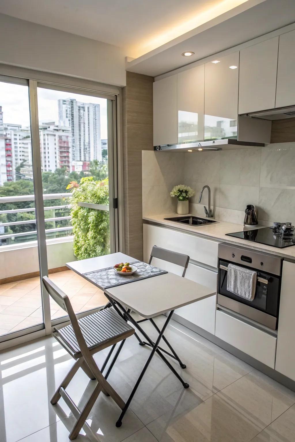 Flexible furniture adapts to your kitchen's changing needs.