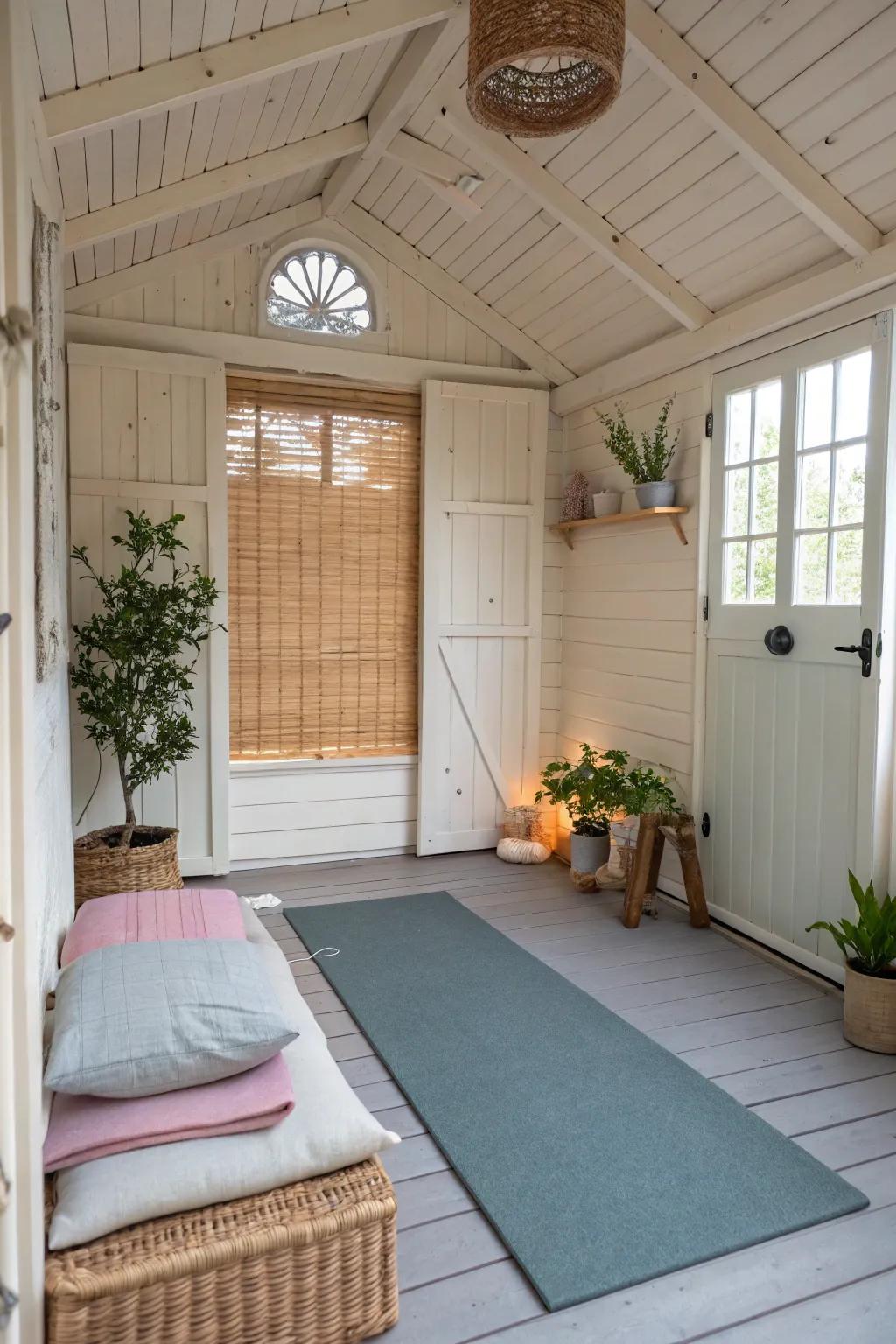 A Zen meditation zone created for tranquility.