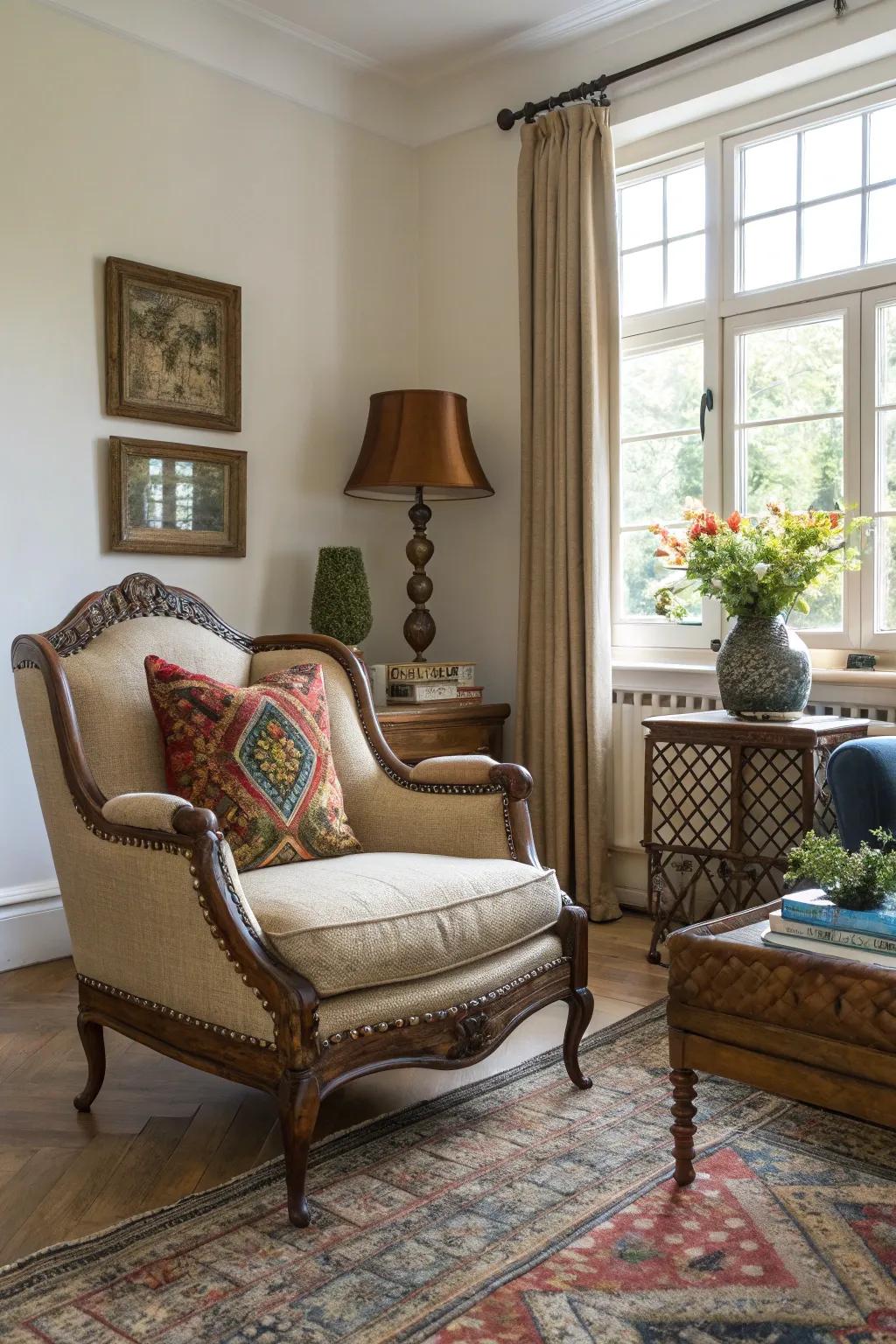 Vintage finds bring history and charm to your home.