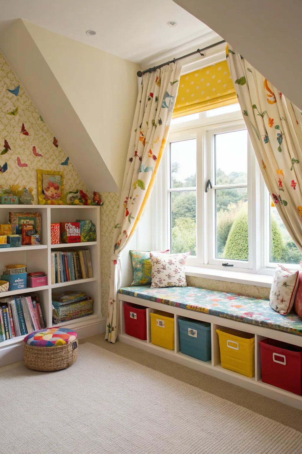 A fun-filled corner for children to explore and engage in play.