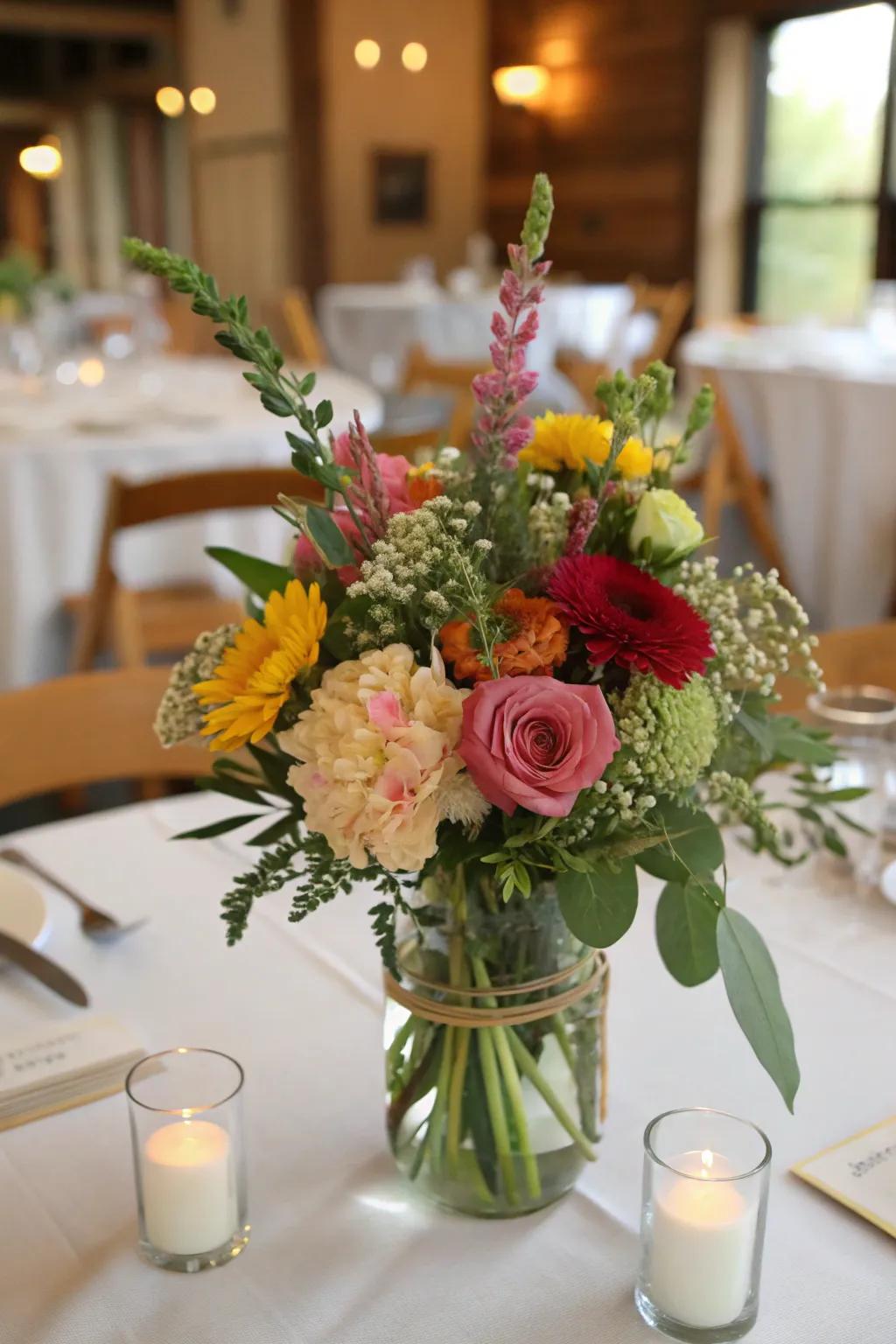 Handcrafted floral arrangements featuring affection.