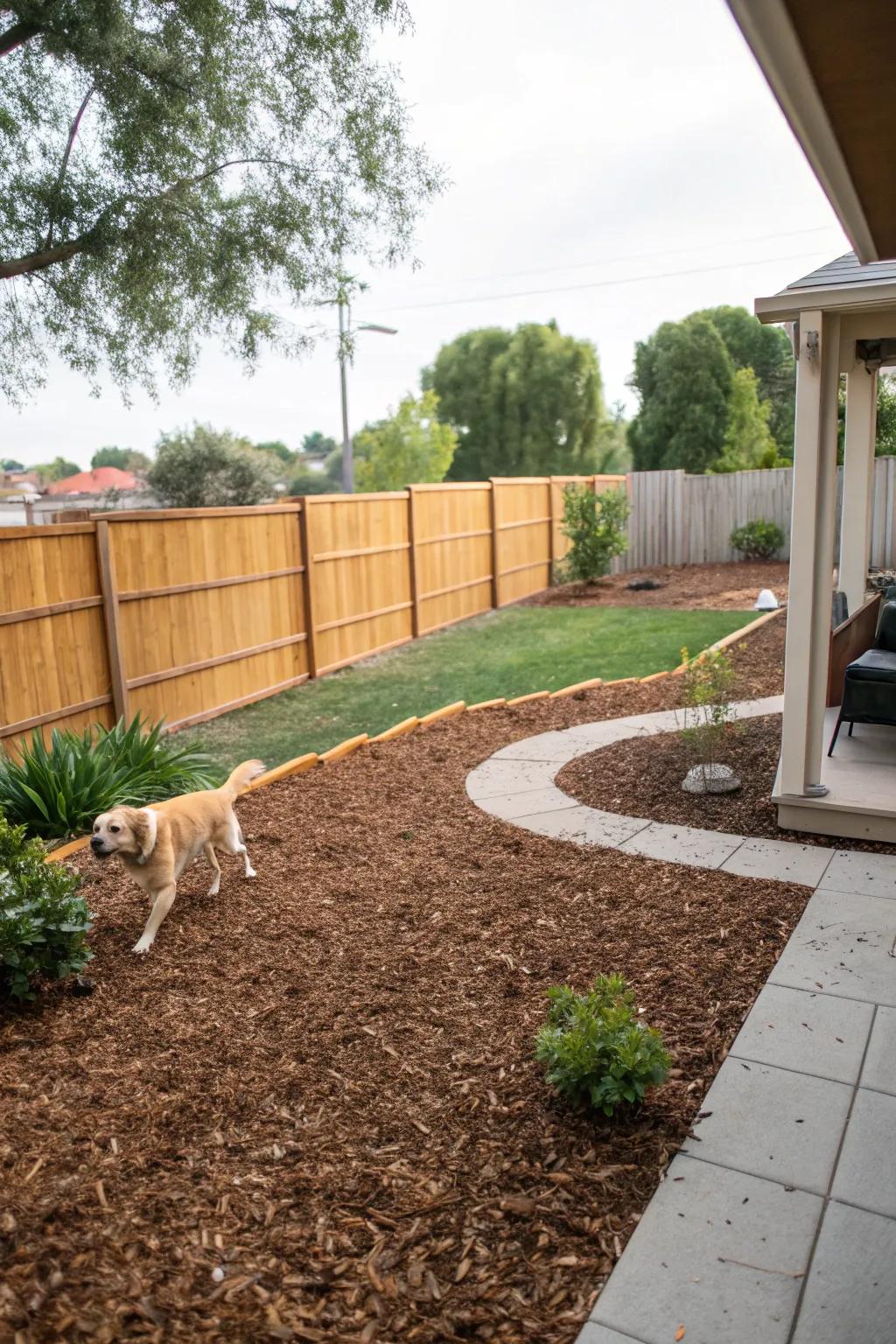 Ground-free areas can be practical and easy to maintain.