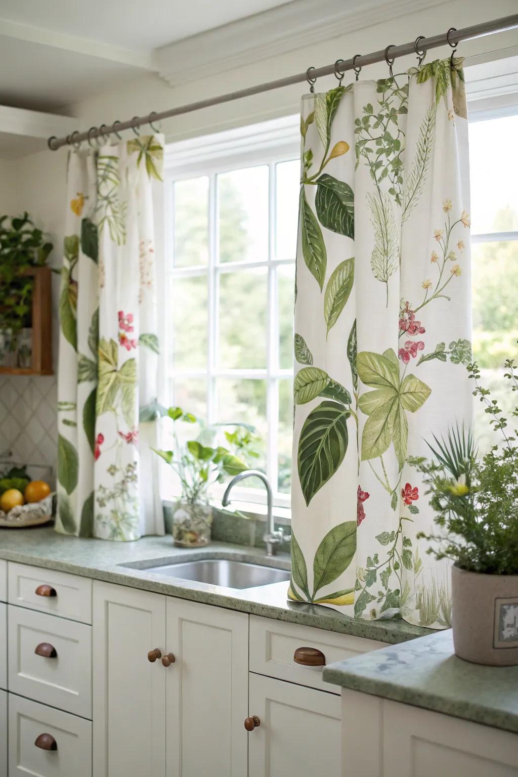 Floral designs bring nature into the home.