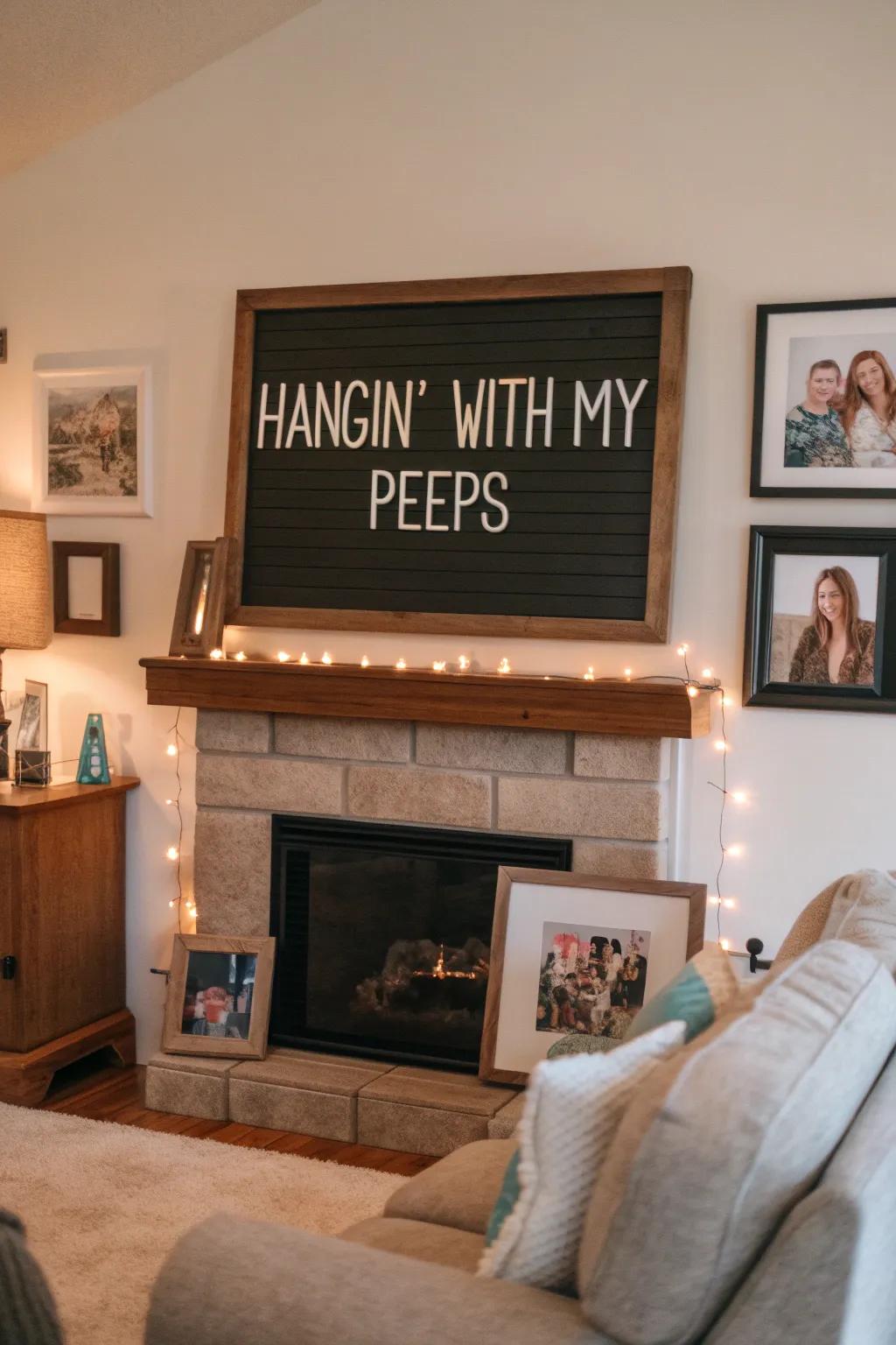 A fun reference to social gatherings.